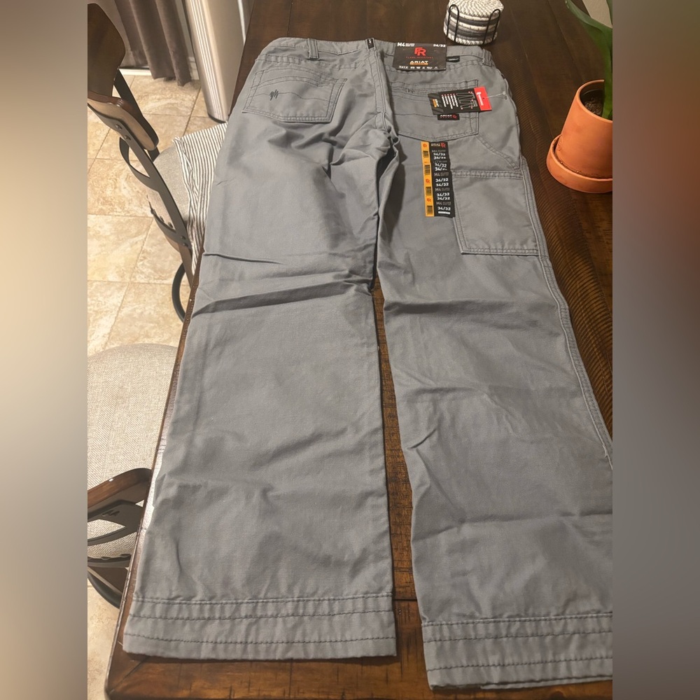 Ariat Gray Cargo Pants Straight-Leg